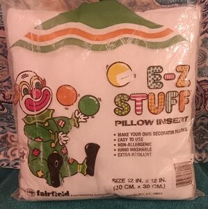 White Ez Stuff 12x12 Throw Pillow Insert